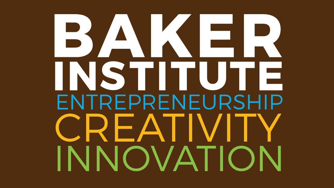 the Baker Institute for Entrepreneurship, Creativity & Innovation logo