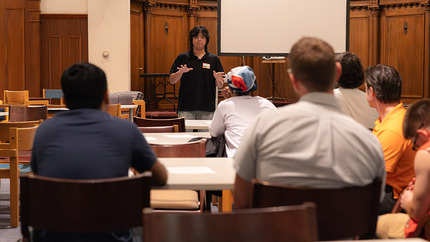 Jr. Perez ’27 discusses ABV Dynamics, a robotics-native AI startup developing machines that learn through visual and spatial data rather than language.