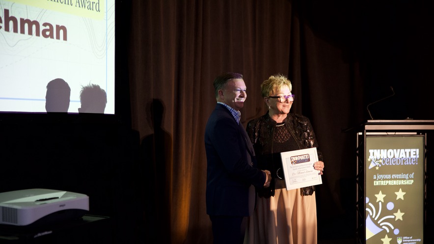 Faculty Award presented at Innovate! Celebrate!